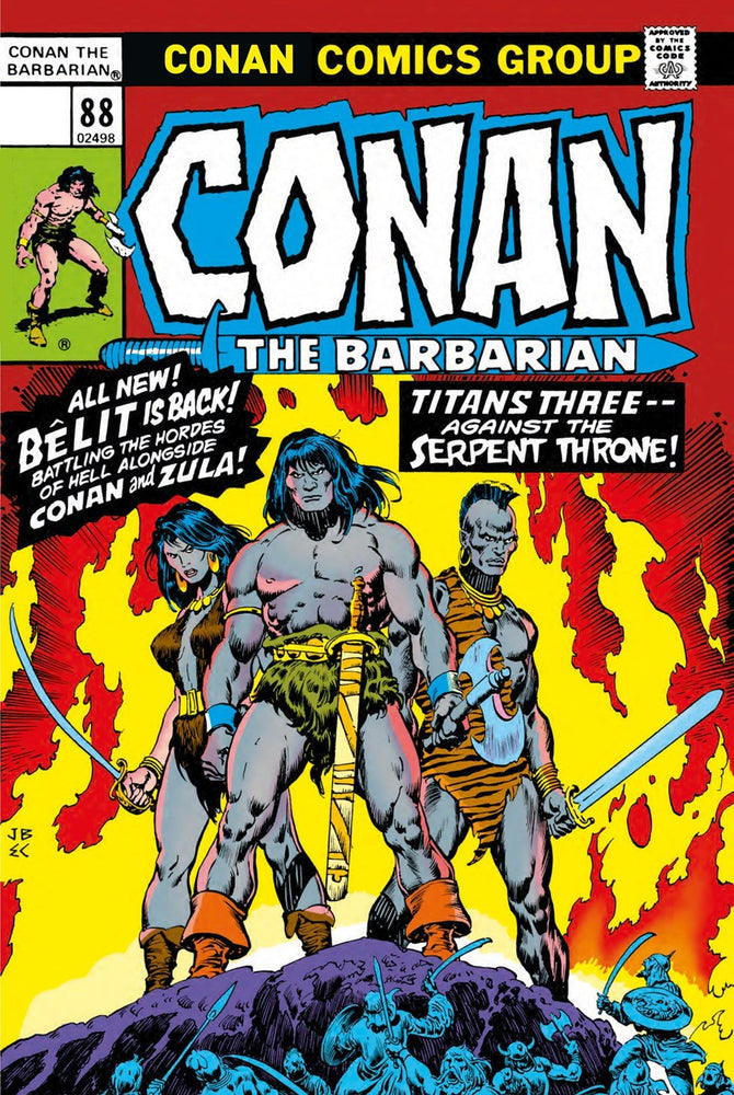 Conan The Barbarian The Original Comics Omnibus Vol.4 - Hard Cover - Books - Image - Pop Weasel