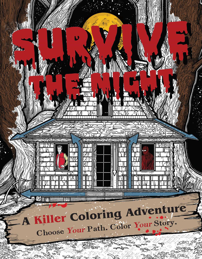 Survive The Night A Killer Coloring Adventure image -  - Image - Pop Weasel