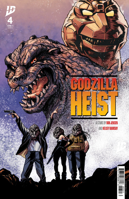 Godzilla: Heist #4 Variant B (Tunica Movie Poster Variant) - Image