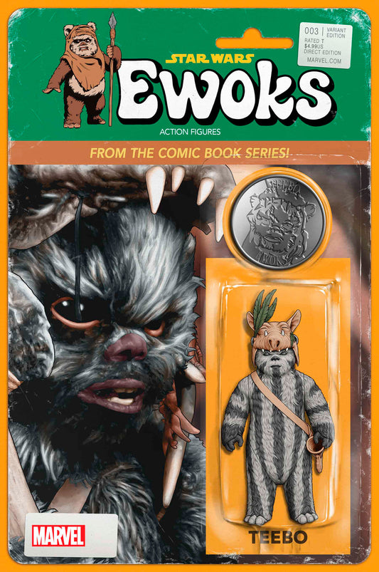 STAR WARS: EWOKS #3 JOHN TYLER CHRISTOPHER ACTION FIGURE VARIANT image