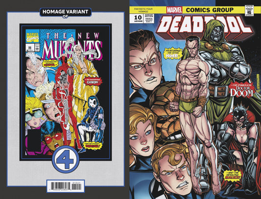 DEADPOOL #10 CHAD HARDIN FANTASTIC FOUR HOMAGE VARIANT image