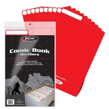 Comic Book Dividers Red (25 Pack) image - Comics - Image - Pop Weasel