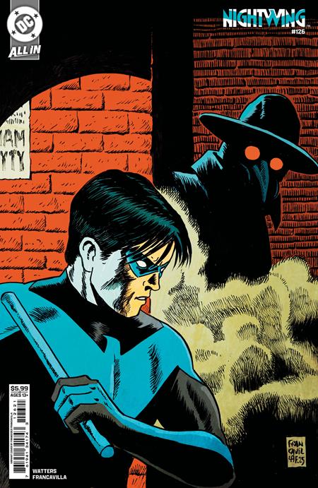 Nightwing #126  C Francesco Francavilla Card Stock Var - Image