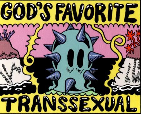 Boy Island Gods Favorite Transsexual Sticker - Image