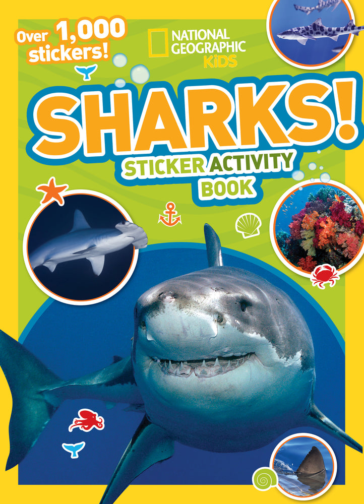 National Geographic Kids Sharks Sticker Activity Book image - Children/Young Adult - Image - Pop Weasel