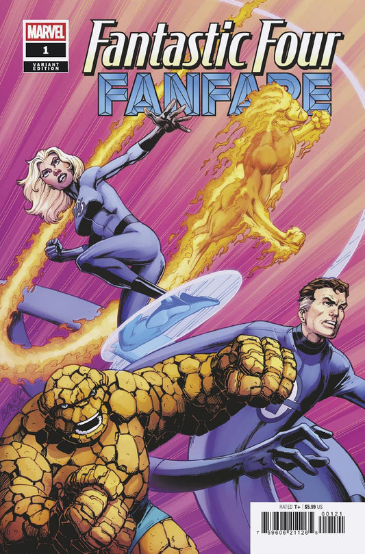 FANTASTIC FOUR FANFARE #1 MARK BAGLEY VARIANT - Image