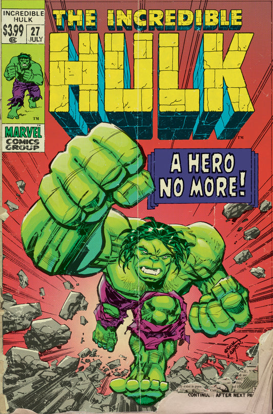 INCREDIBLE HULK #27 ERIK LARSEN RETROVISION VARIANT - Image