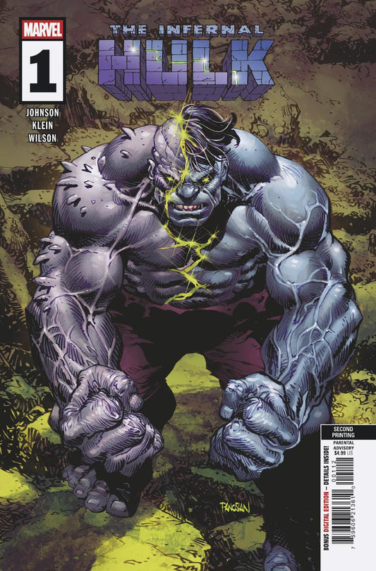 INFERNAL HULK #1 DAN PANOSIAN 2ND PRINTING VARIANT - Image