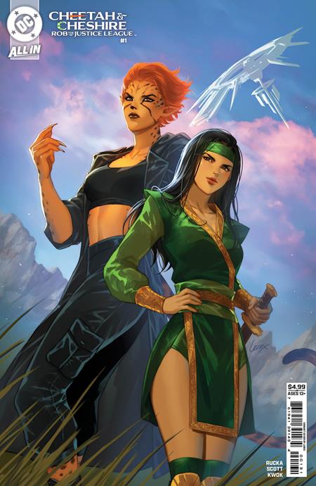 Cheetah And Cheshire Rob The Justice League #1 (of 6)  C Lesley Leirix Li Card Stock Var - Image
