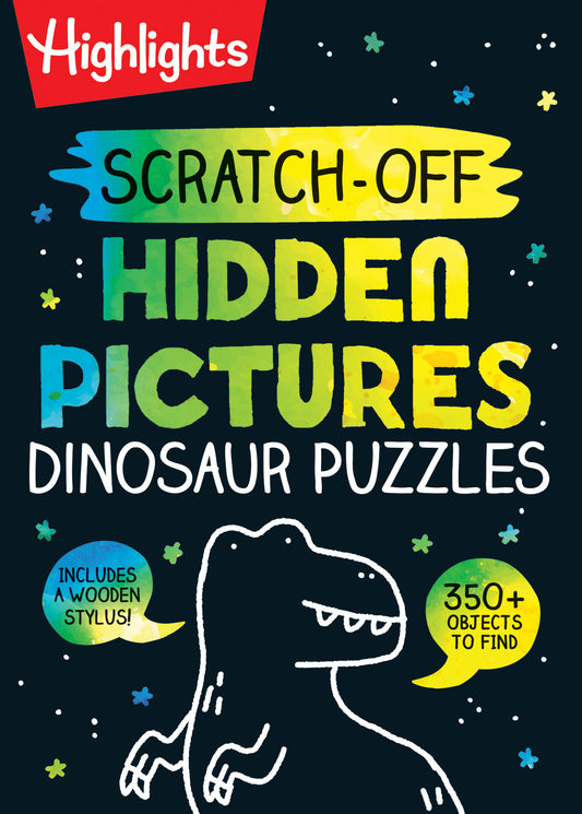 Scratch-Off Hidden Pictures Dinosaur Puzzles image
