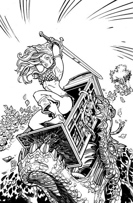 Sonja Reborn #2  J Inc 1:15 Chad Hardin Line Art Virgin Var - Image