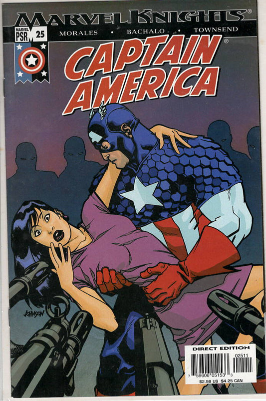 Pre-Owned - Captain America #25  (June 2004) Scanned Image Pop Weasel Pre-Owned Comics