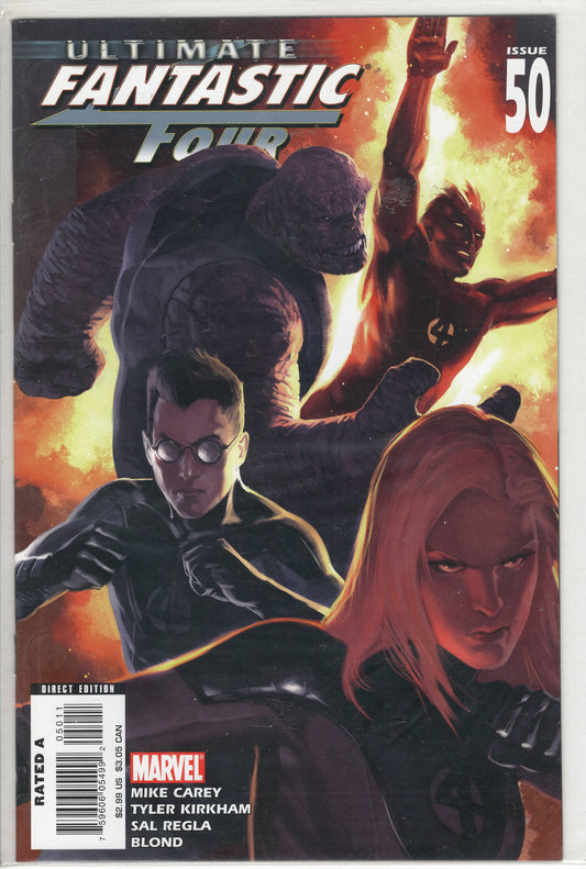 Pre-Owned - Ultimate Fantastic Four #50  (March 2008) Scanned Image Pop Weasel Pre-Owned Comics