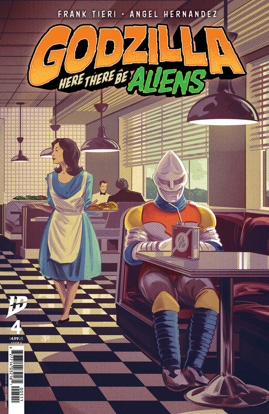 Godzilla: Here There Be Aliens #4 Variant B (Hernandez) - Image