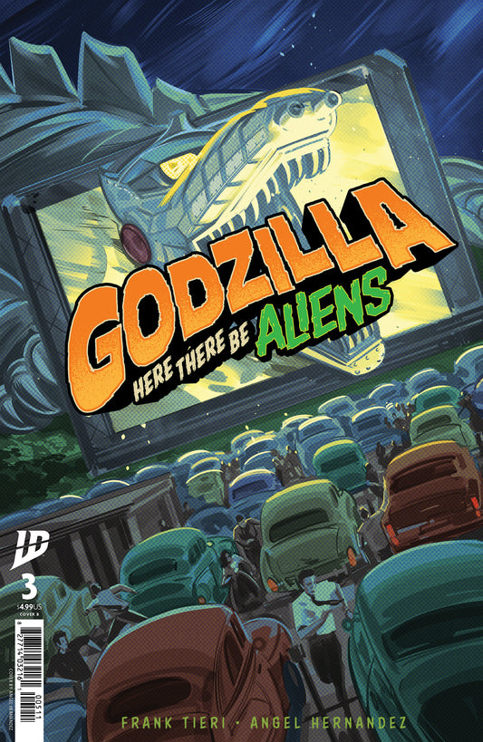 Godzilla: Here There Be Aliens #3 Variant B (Hernandez) - Image