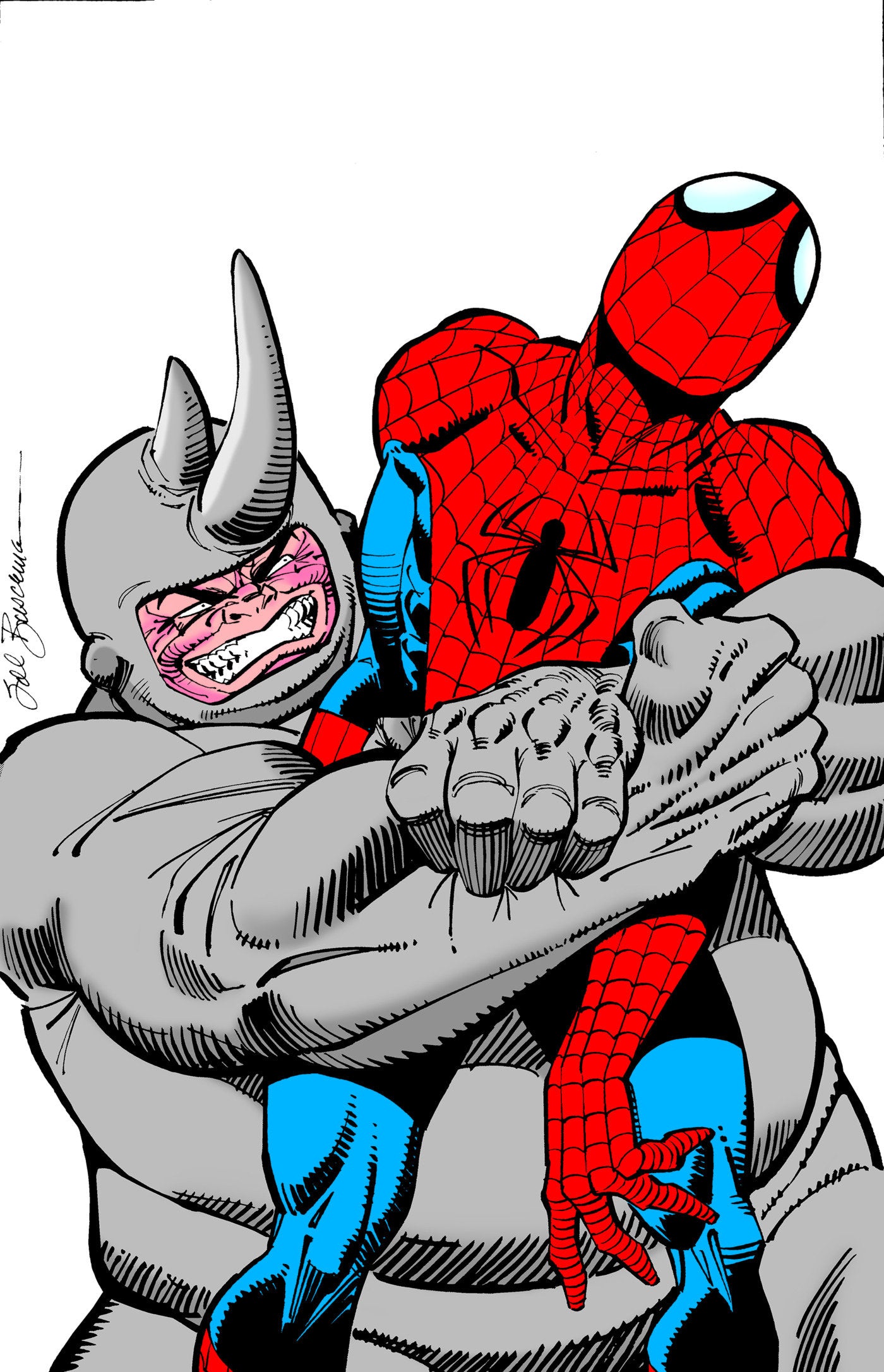 Spectacular Spider-Man By Dematteis & Buscema Omnibus Sal Buscema Rhino Cover [DM Only] | Hardcover - Image