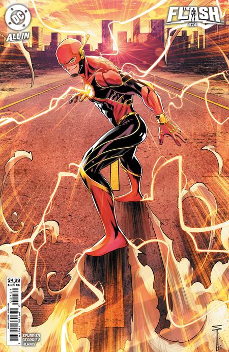 Flash #24  B Serg Acuna Card Stock Var - Image