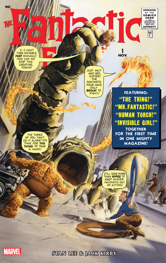 The Fantastic Four Omnibus Vol. 1 Alex Ross Cover [New Printing 3] | Hardcover - Image