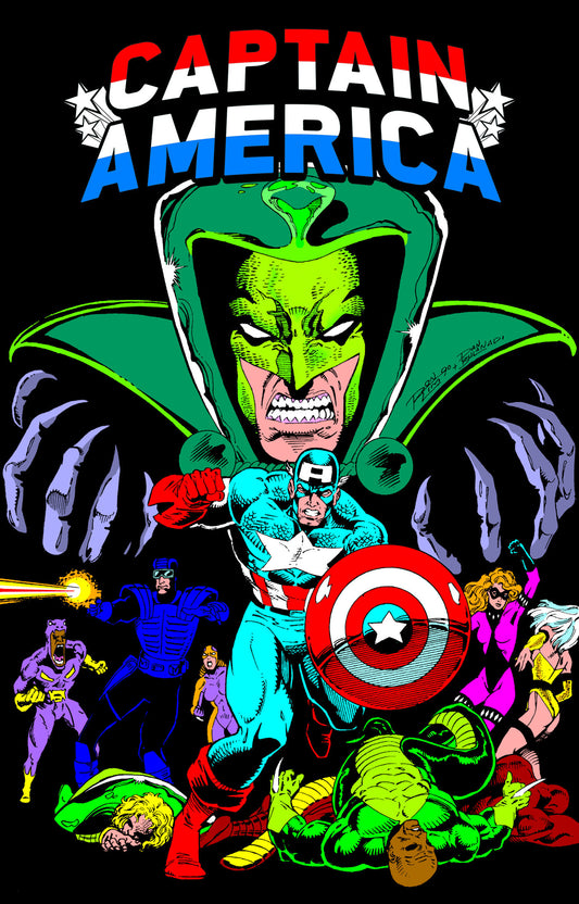 Captain America By Mark Gruenwald Omnibus Vol. 2 Ron Lim Serpent Society Cover [DM Only] | Hardcover - Image