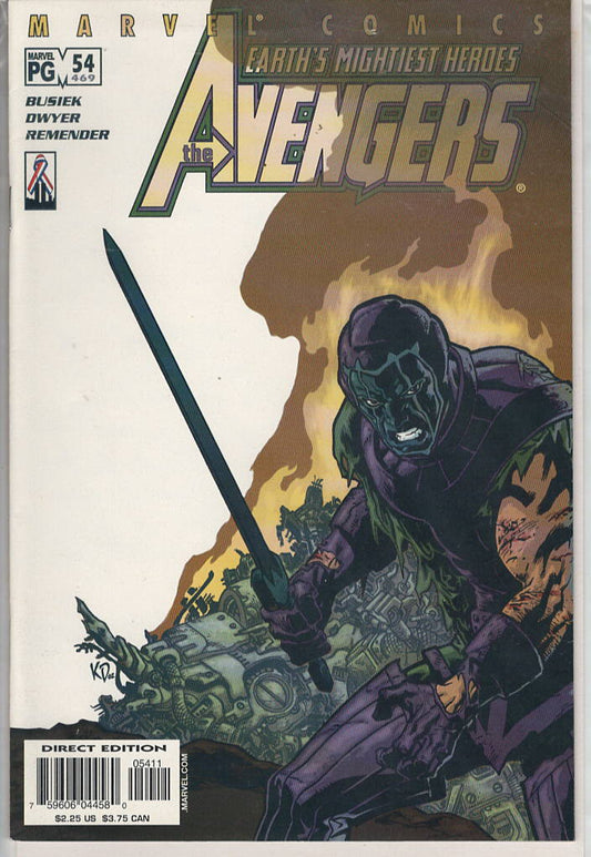 Pre-Owned - Avengers #54 (469)  (July 2002) Scanned Image Pop Weasel Pre-Owned Comics