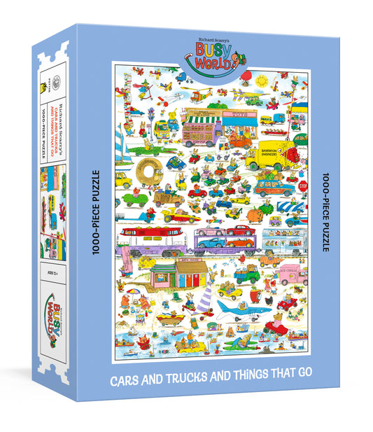 Richard Scarry's Cars and Trucks and Things That Go: 1000-Piece Puzzle - Image