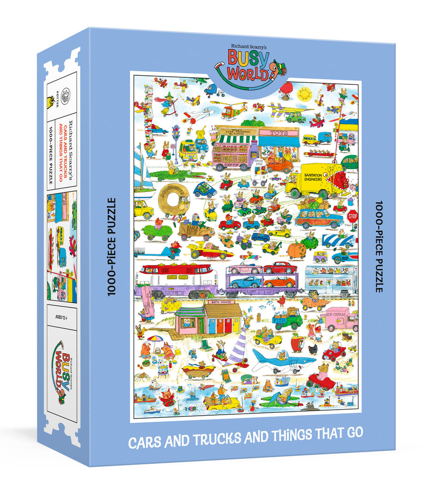 Richard Scarry's Cars and Trucks and Things That Go: 1000-Piece Puzzle - Image - Board Games - Image - Pop Weasel