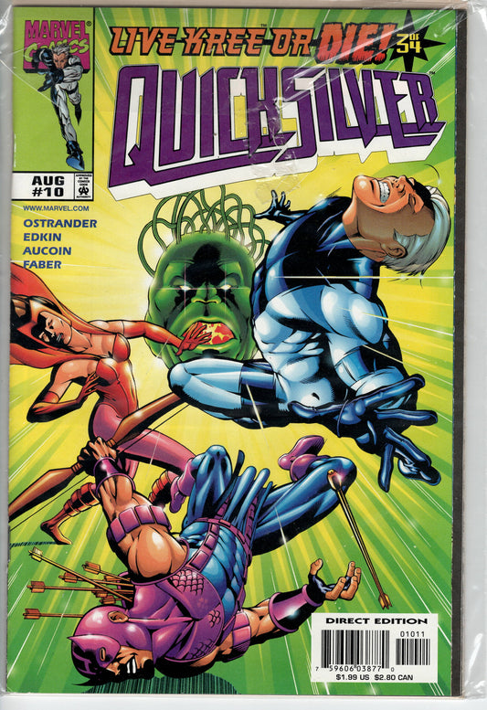 Pre-Owned - Quicksilver #10  (August 1998) Scanned Image Pop Weasel Pre-Owned Comics