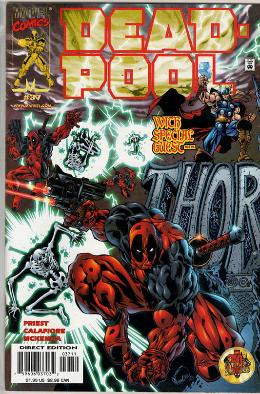 Pre-Owned - Deadpool #37  (February 2000) Scanned Image Pop Weasel Pre-Owned Comics