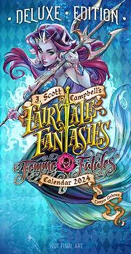 J Scott Campbells Fairytale Fantasies 2024 Calendar Dlx Edition J Scott Campbell And Tanya Lehoux - Image