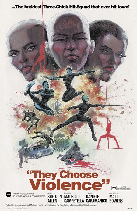 They Choose Violence #1 (of 5)  B Kyle Baker Var - Image
