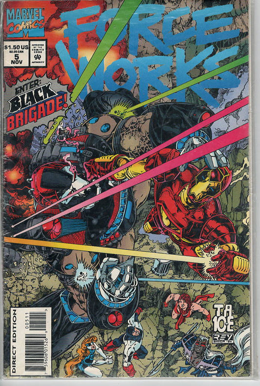 Pre-Owned - Force Works #5  (November 1994) Scanned Image Pop Weasel Pre-Owned Comics