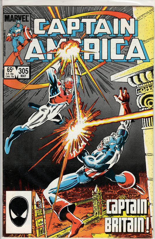 Pre-Owned - Captain America #305  (May 1985) Scanned Image Pop Weasel Pre-Owned Comics