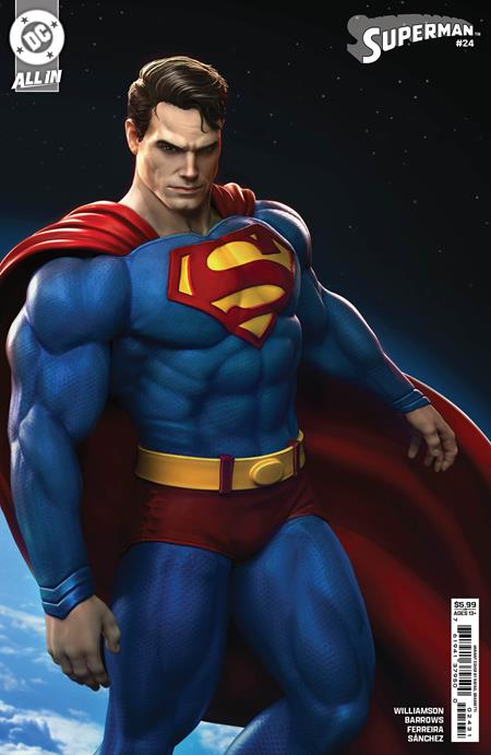 Superman #24  D Raphael Grassetti Card Stock Var image