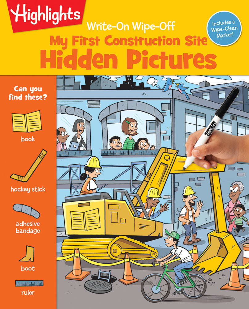 Write-On Wipe-Off My First Construction Site image - Books - Image - Pop Weasel