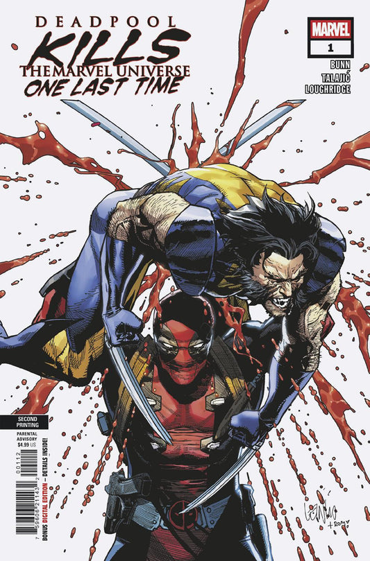DEADPOOL KILLS THE MARVEL UNIVERSE ONE LAST TIME #1 LEINIL YU 2ND PRINTING VARIANT - Image