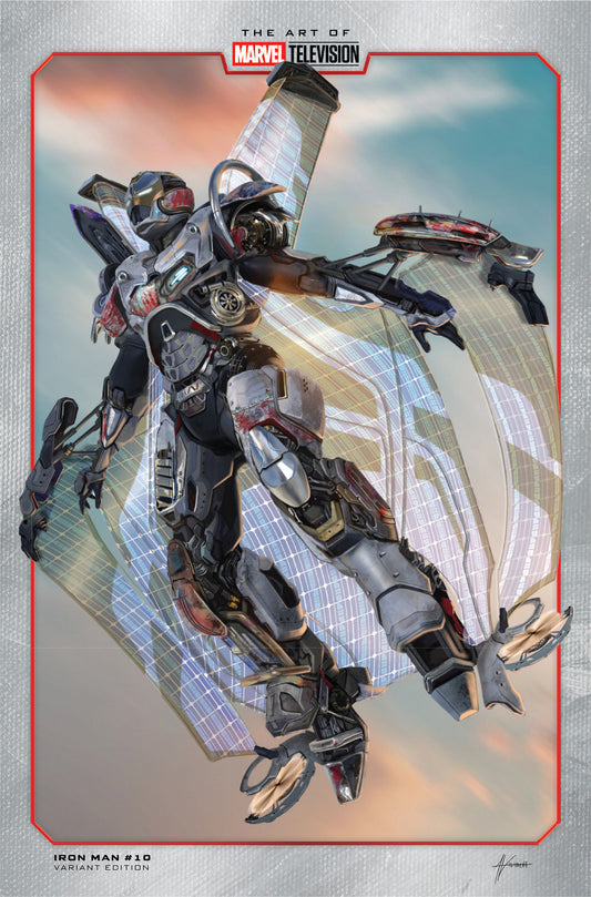 IRON MAN #10 ALAN VILLANUEVA MARVEL TELEVISION VARIANT - Image