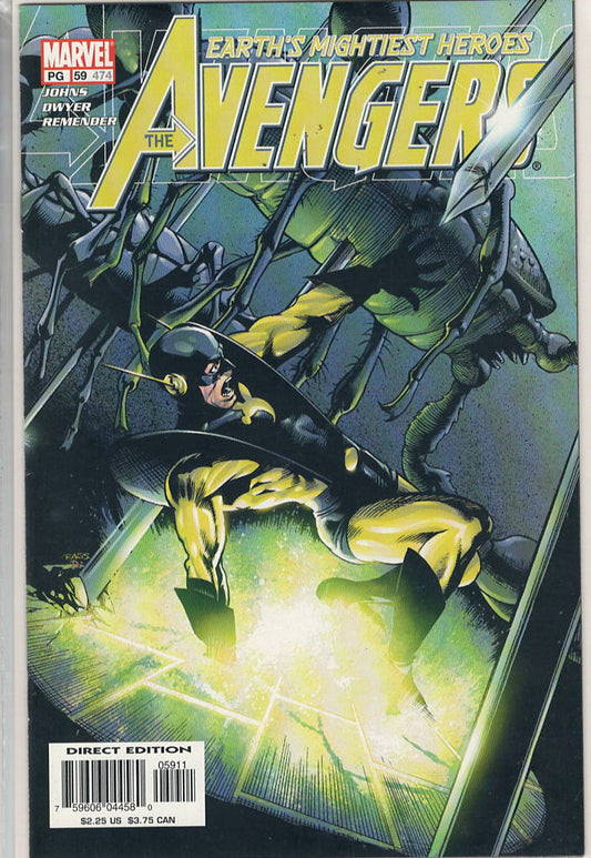 Pre-Owned - Avengers #59 (474)  (December 2002) Scanned Image Pop Weasel Pre-Owned Comics
