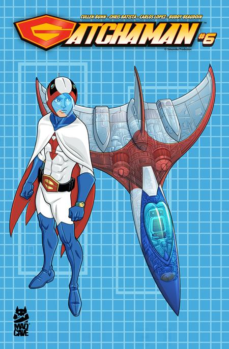 Gatchaman #6  b Chris Batista Blueprint Ken And G-1 Var image