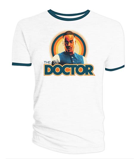 Doctor Who Fifteenth Doctor Retro Ringer T-shirt S - Image - Comics - Image - Pop Weasel
