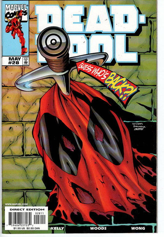 Pre-Owned - Deadpool #28  (May 1999) Scanned Image Pop Weasel Pre-Owned Comics