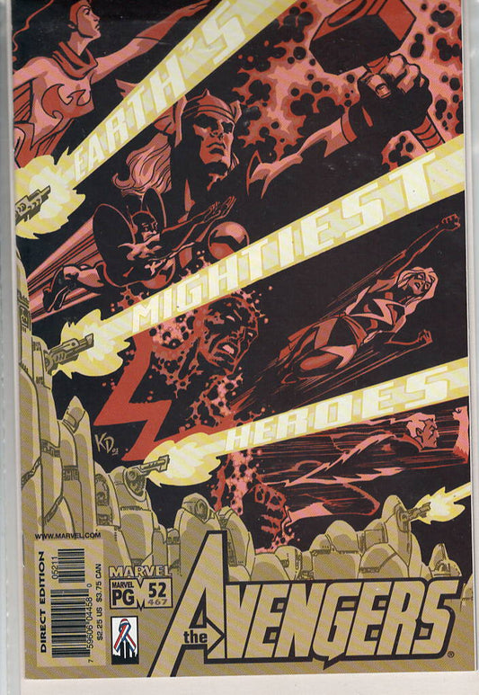 Pre-Owned - Avengers #52 (467)  (May 2002) Scanned Image Pop Weasel Pre-Owned Comics