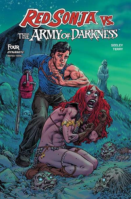 Red Sonja Vs Aod #4  C Tom Raney Var - Image