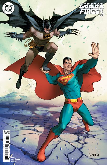 Batman Superman Worlds Finest #40  B Tirso Cons Card Stock Var - Image