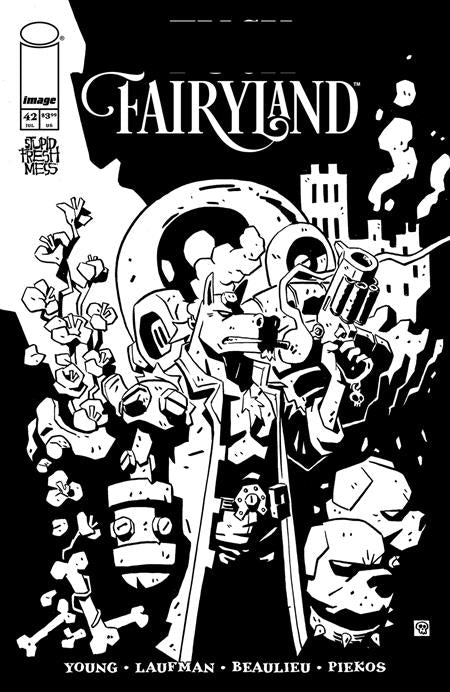 I Hate Fairyland #42  B Derek Laufman B&w Var - Image