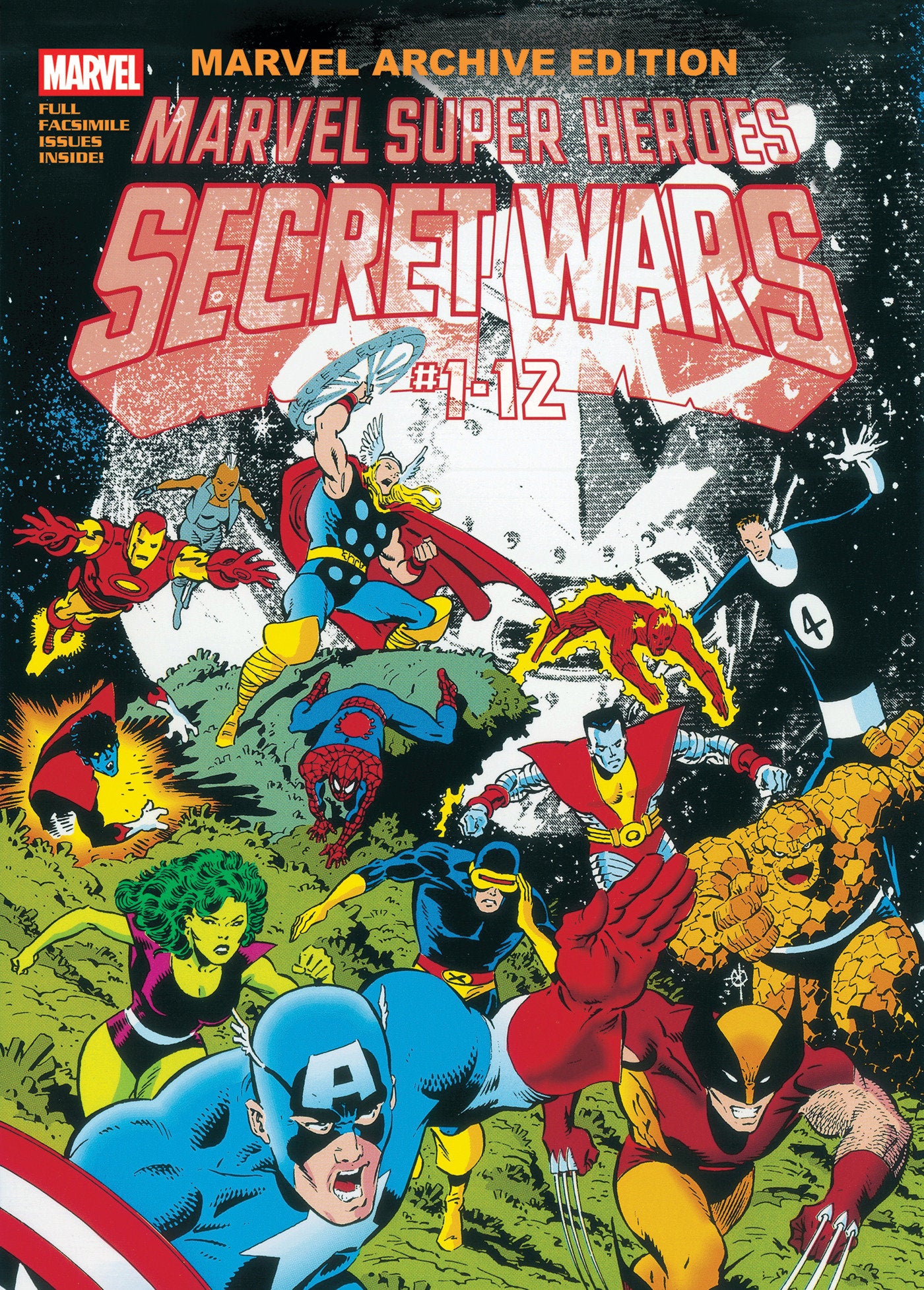 Marvel Archive Edition: Marvel Super Heroes Secret Wars Gallery Edition Mike Zeck Original Collection Cover [DM Only] | Hardcover - Image