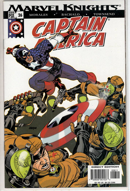 Pre-Owned - Captain America #26  (July 2004) Scanned Image Pop Weasel Pre-Owned Comics