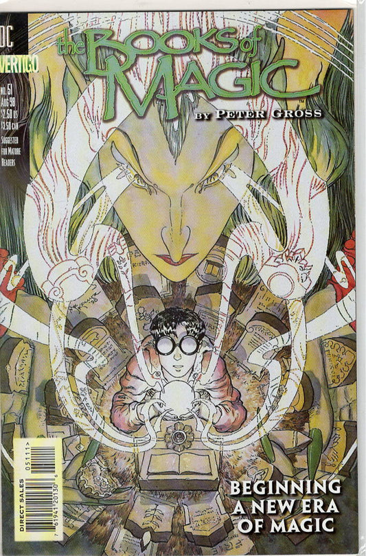 Pre-Owned - The Books of Magic #51  (August 1998) Scanned Image Pop Weasel Pre-Owned Comics