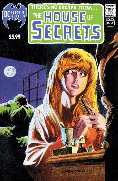 House Of Secrets #92 Facsimile Edition (2024)  B Bernie Wrightson Foil Var image