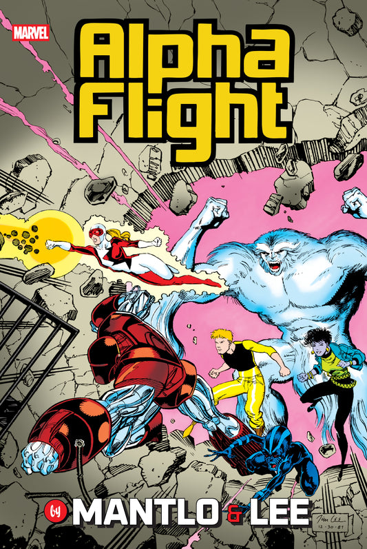 Alpha Flight By Mantlo & Lee Omnibus Jim Lee Cover | Hardcover - Image