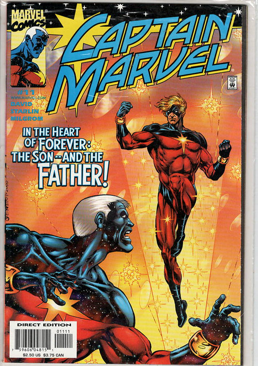 Pre-Owned - Captain Marvel #11  (November 2000) Scanned Image Pop Weasel Pre-Owned Comics